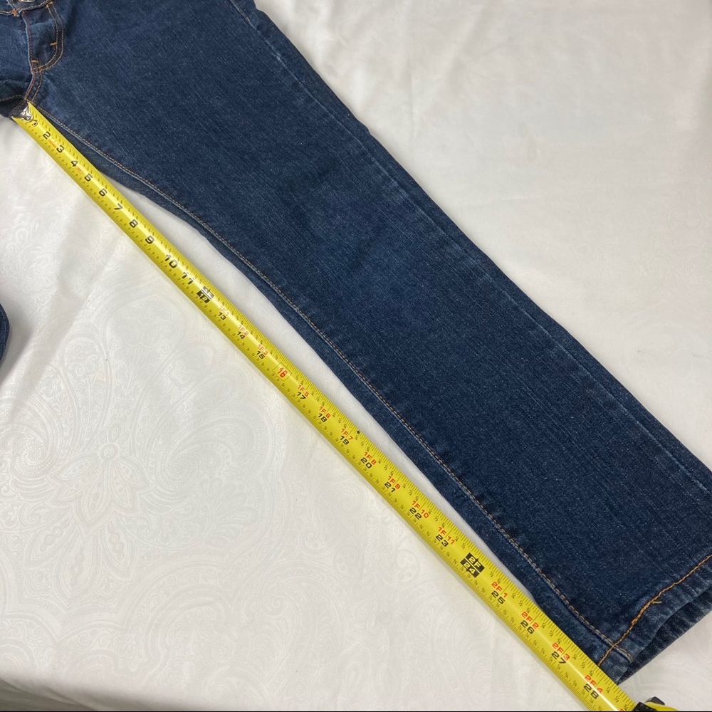Levi’s 545 Blue Denim “Low & Skinny” Sz 6 - Picture 6 of 10